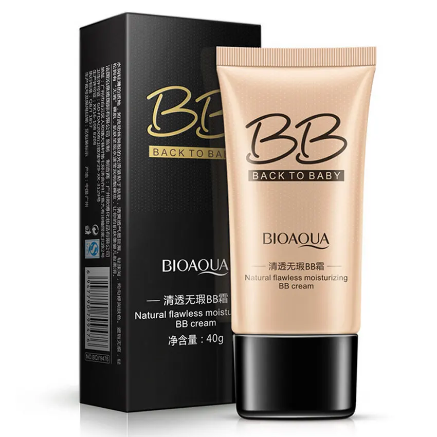 Бренд BIOAQUA, 3 цвета, натуральный BB крем для макияжа, отбеливающий консилер, контроль жирности, жидкая, телесная косметика/основа Увлажняющая Косметика 40 г