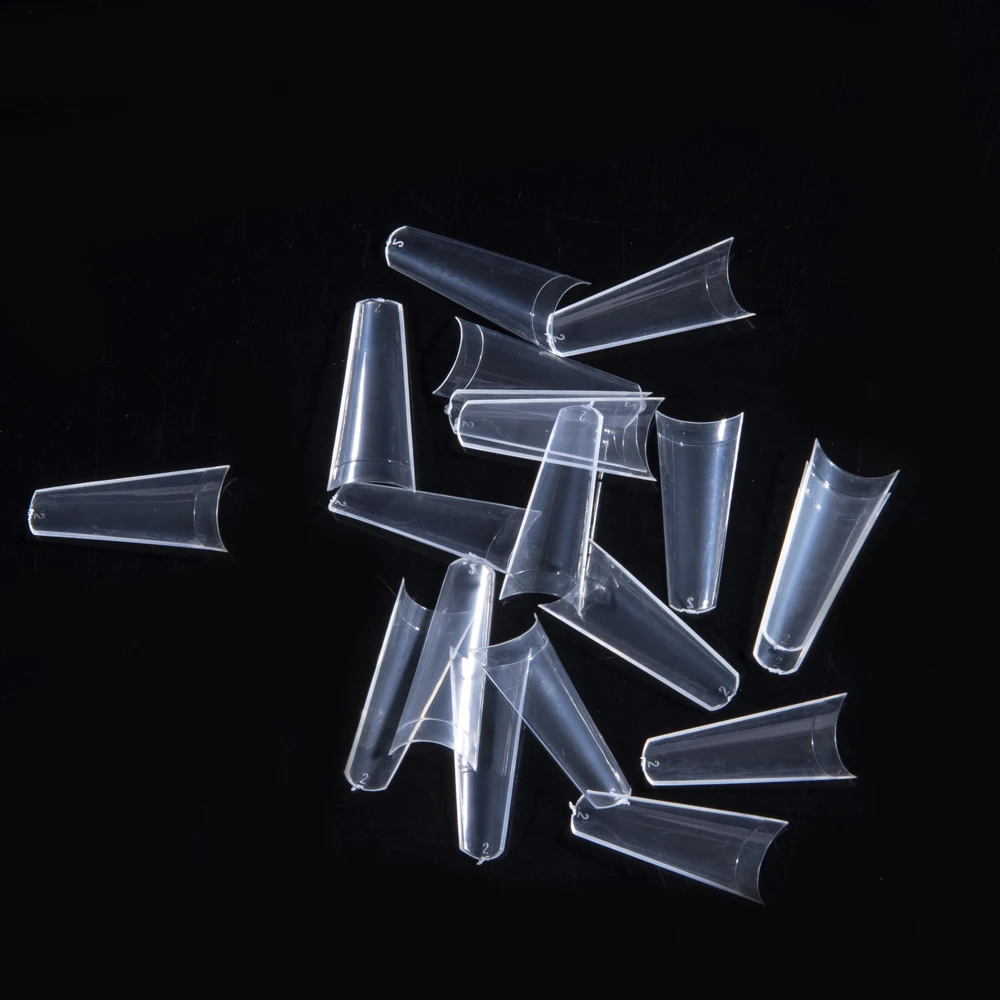 Накладные ногти кончики для французского маникюра 500 шт./пакет полупокрытие