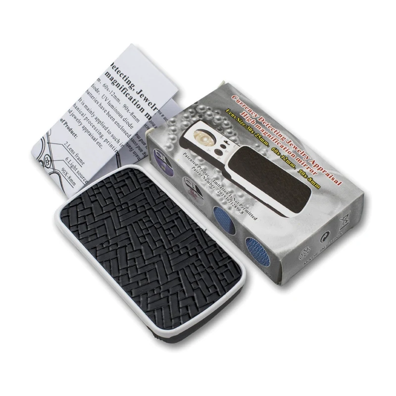 

Portable Magnifier Magnifier LED UV Reading Magnifying Glass High Magnification Optical Lens Loupe Outdoor Tools