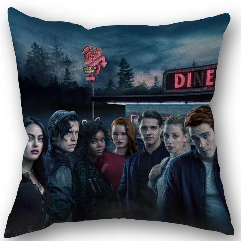 Красивая наволочка Riverdale на заказ хлопковая льняная ткань квадратная Наволочка
