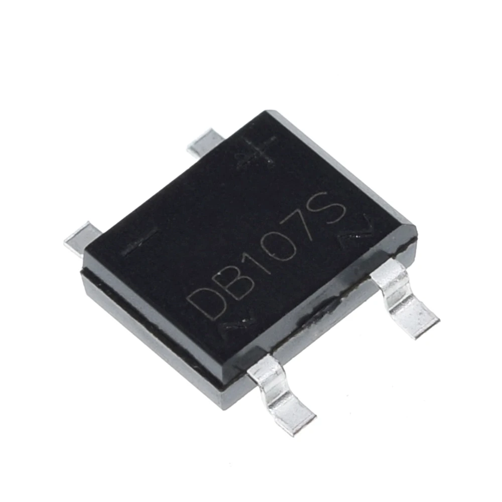10 шт. SMD DB107 DB107S 1A 1000V однофазный диодный выпрямительный мост | Электронные