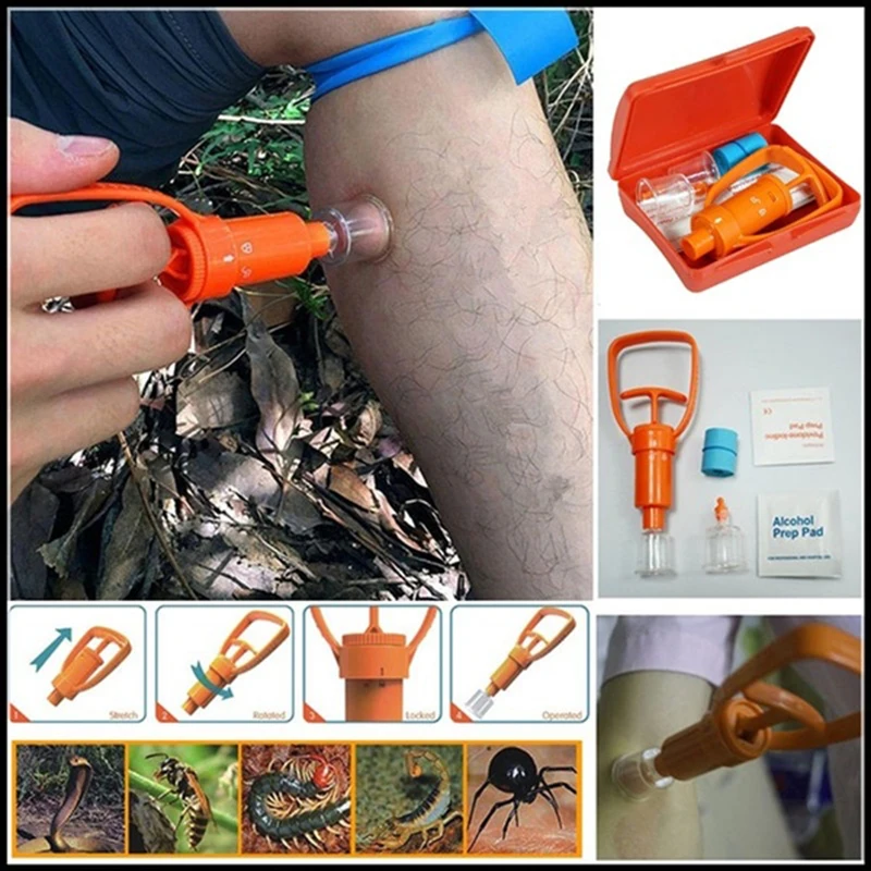 Экстрактор яда аварийно-спасательный набор для оказания первой помощи диким