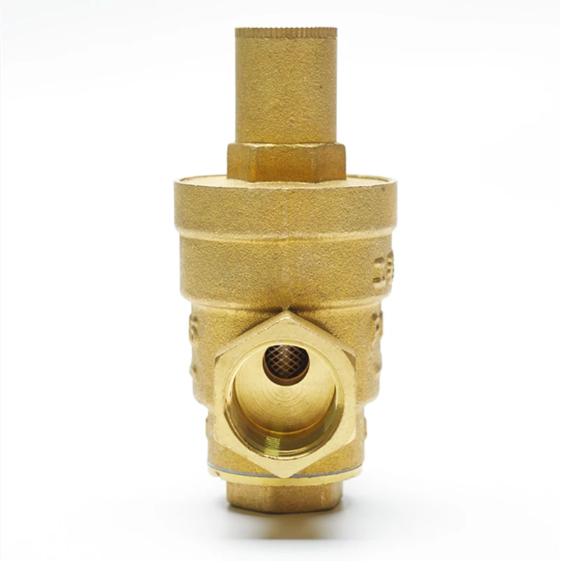 Латунные клапаны-регуляторы давления воды DN15 1/2 дюйма с манометром клапан для