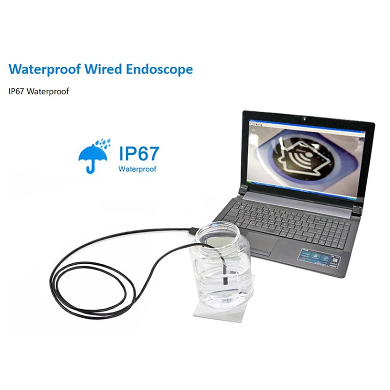 

5.5mm Len PC HD USB Endoscope Camera Inspection Hard Tube Camera for PC Borescope 5M/2M