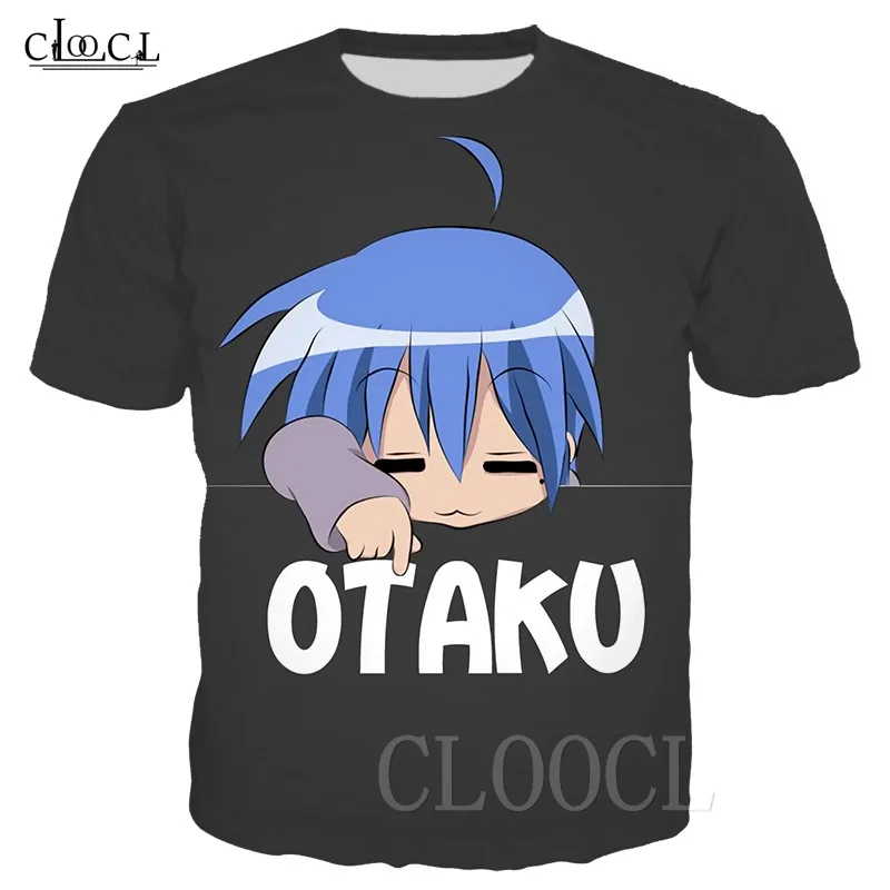 Футболка Otaku оверсайз для мужчин и женщин модная рубашка с принтом в стиле