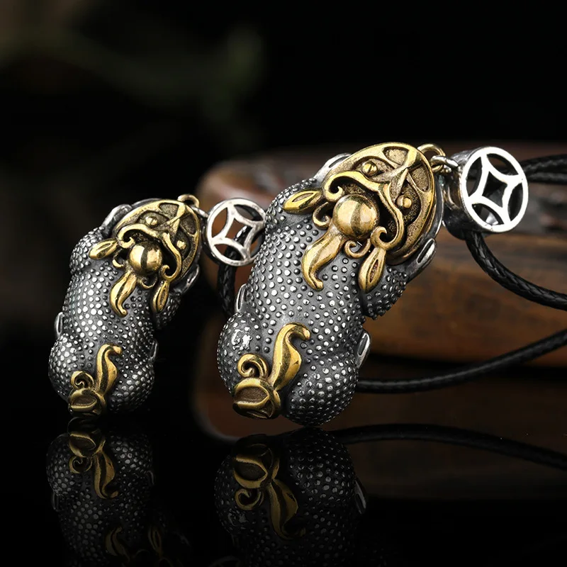 Ожерелье Pixiu Подвеска ювелирные изделия Overlord из медного сплава для мужчин женщин