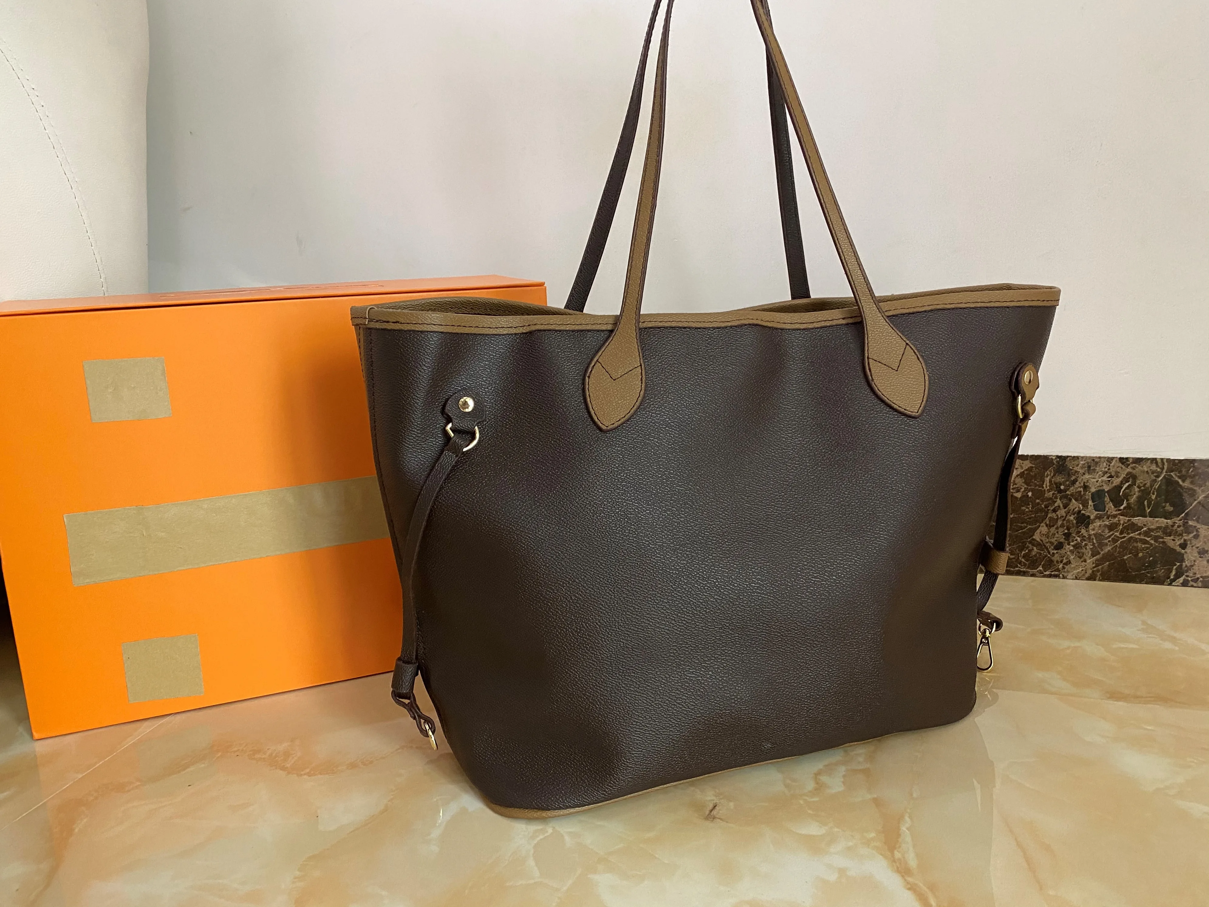 

Luxury Brand Tote Bags For Women Designer Handbags Never Full Casual Bag Fashion Monogram Canvas High Quality Free Shipping