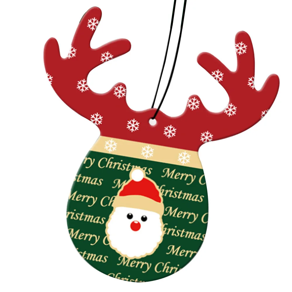 Рождественский орнамент автомобильный освежитель воздуха милые рога освежители