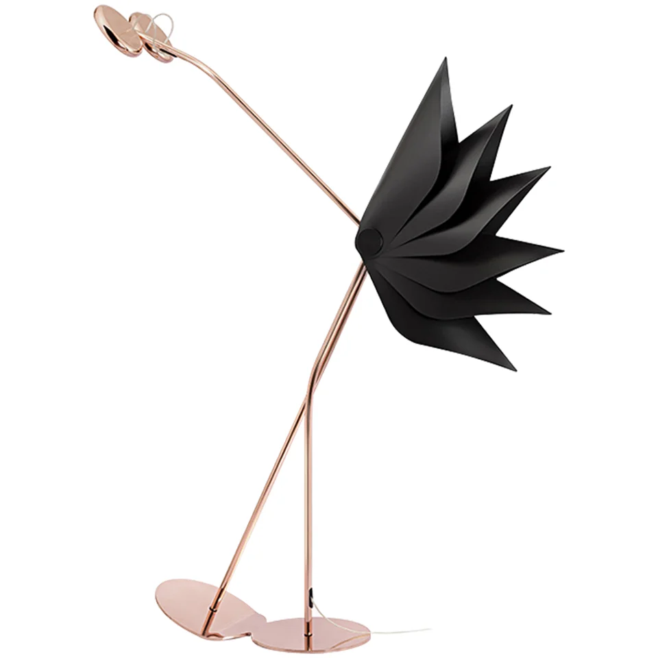 Скандинавский Дания дизайн LED торшер постмодерн Регулируемый фойе красный