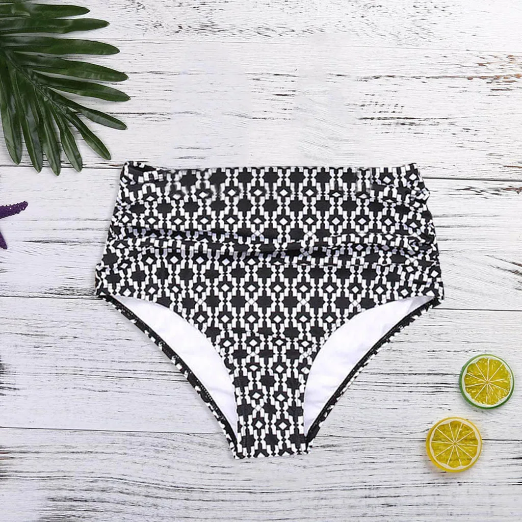 

Bikini 2021 Women High Waisted Bikini Swim Pants Shorts Bottom Swimsuit Swimwear Bathing Suit Swimwear Women Tankini Swimsuit