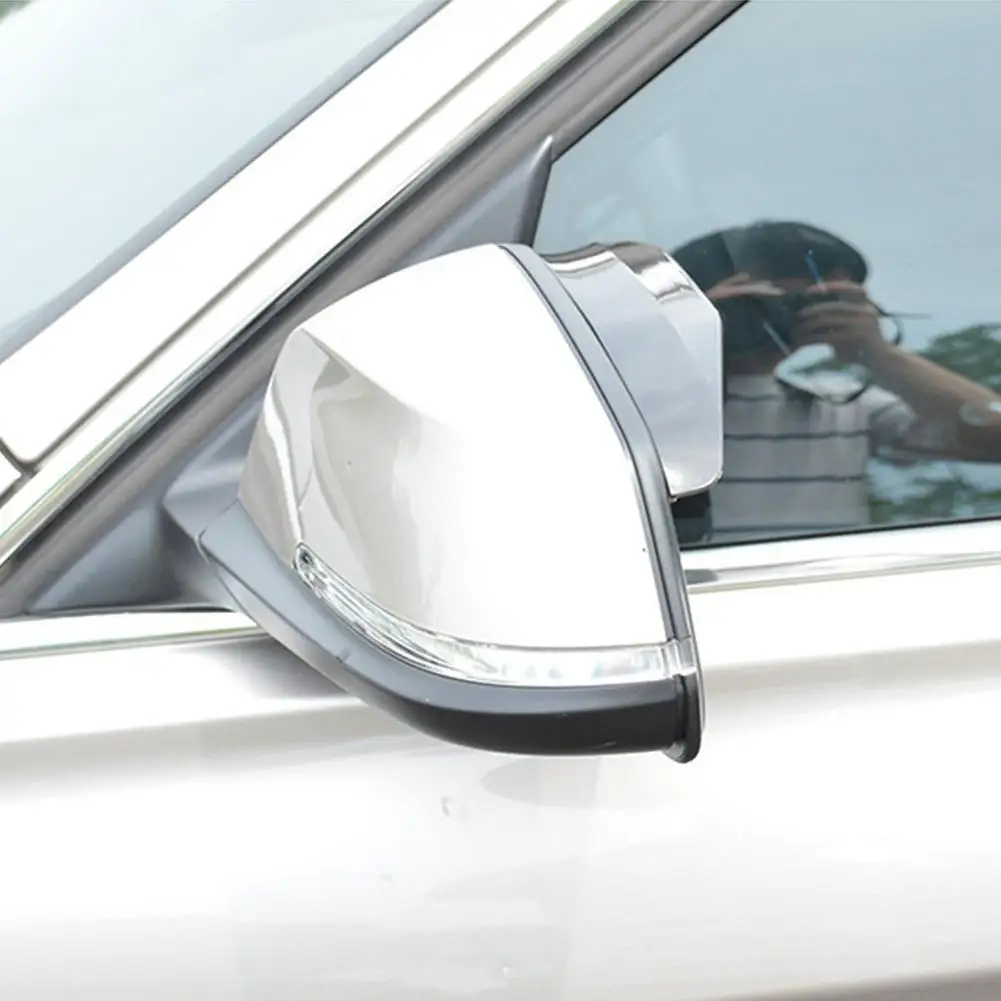

2Pcs Universal PVC Car Accessories Rearview Mirror Rain Shade Rainproof Blades Car Back Mirror Eyebrow Rain Cover