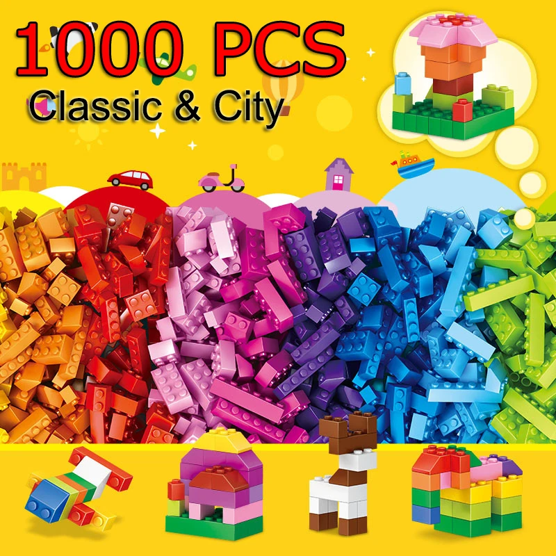 DIY 1000 PCS Classical Parts Model Building Blocks Education Ideased Kits Pieces City Creative Adult Toys MOC Designer | Игрушки и хобби