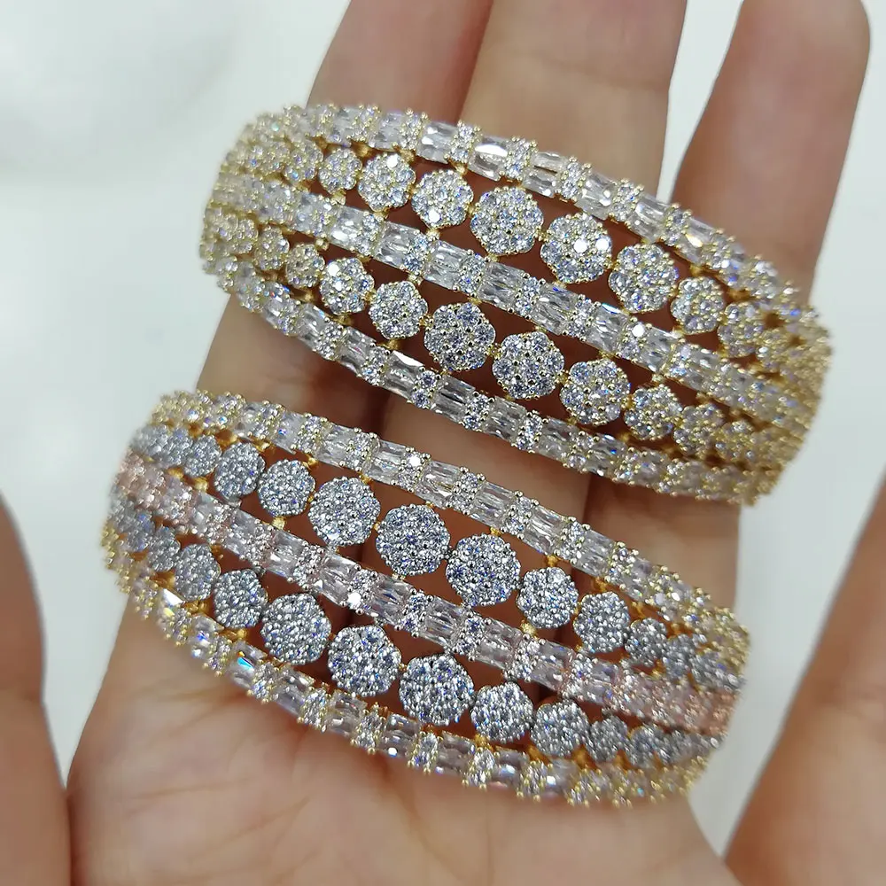 GODKI 2020 роскошный 5-рядный Штабелируемый браслет в африканском стиле для женщин