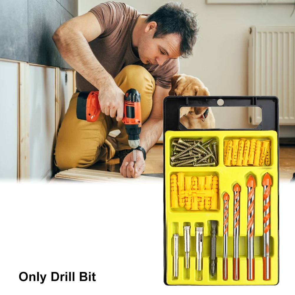

48pcs Ultimate Punching Drill Bit Professional 6 8 10 12mm Multi FunctionalWall Punching Drill Bit Multi Purpose Suit