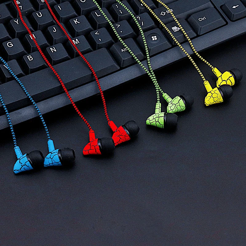 Новые наушники Prouct Crack тканевая веревка стерео бас MP3 музыкальная гарнитура с