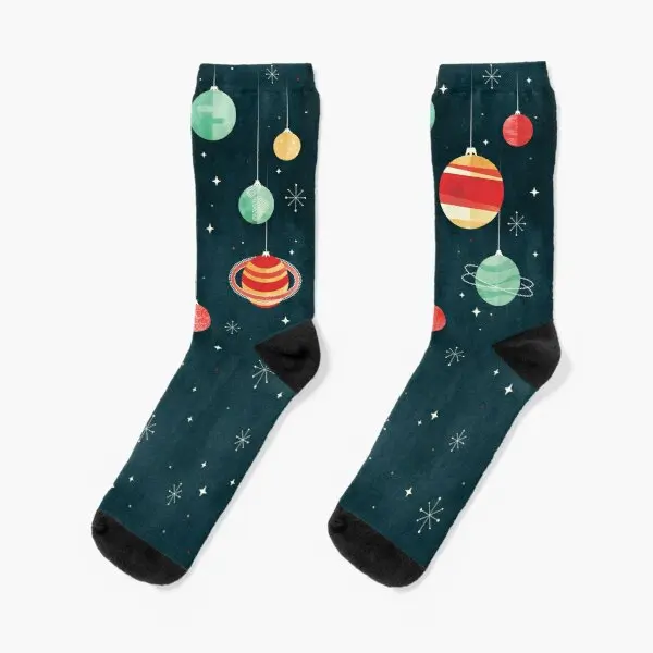 

Joy To The Universe Crew Socks Ankle Women Mens Knee High Best Black