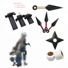 Бесплатная доставка Аниме Косплей ниндзя кунай три ножа набор дартс кунай Нож Хэллоуин косплей оружие косплей реквизит