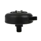 P15F 1620 мм черный Пластик мужской резьбовой Выпускной Шум глушитель воздуха глушитель фильтра компрессора