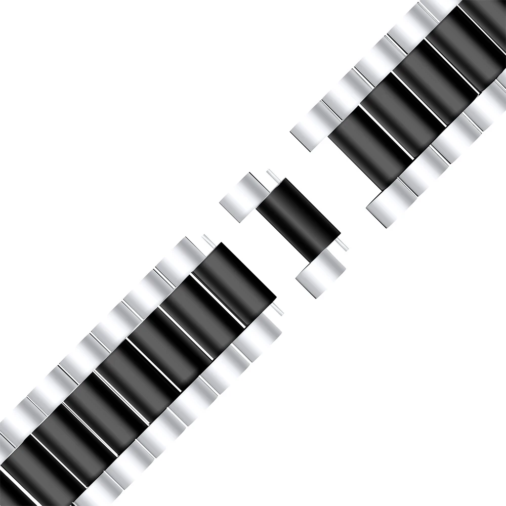 

For Fitbit Versa 3 Stainless Steel Watchband Adjustable Metal Three Bead Bracelet Strap High Quality Smart Watch Accessories