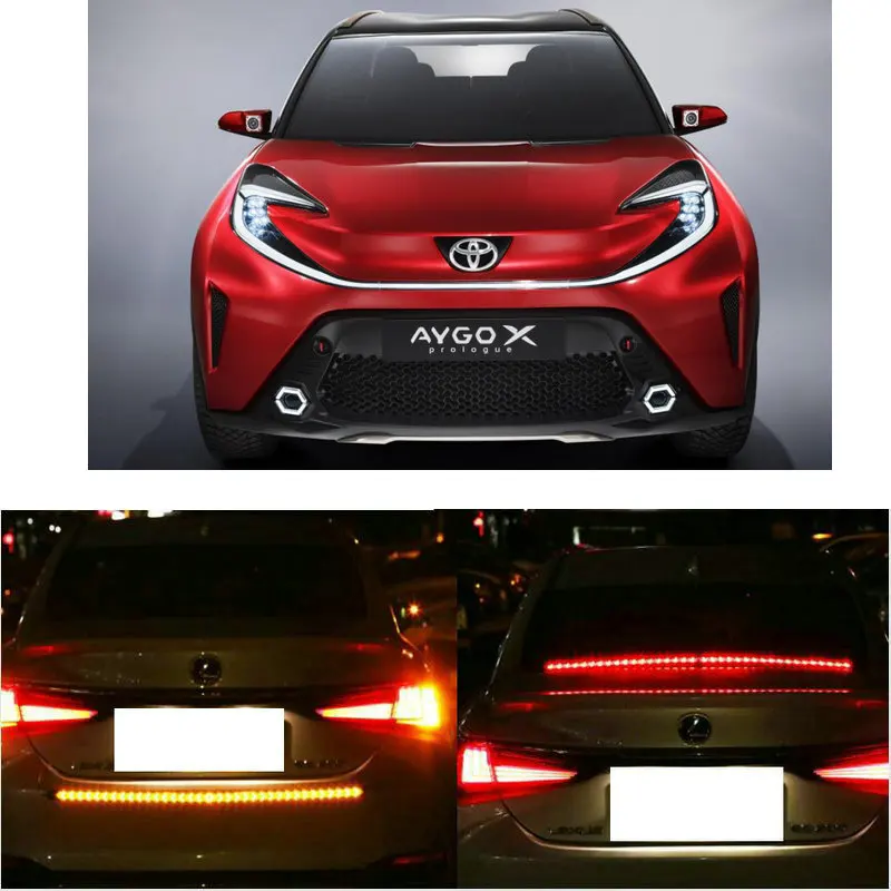 

1pc Prevent rear-end Strobe Turn/Stop Light Trunk Lamp For Toyota 4runner aygo