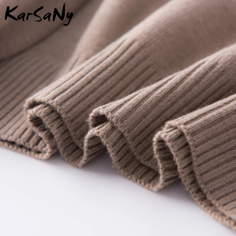 Свитер женский зимний шерстяной кашемировый с длинным рукавом вязаный 2021 |