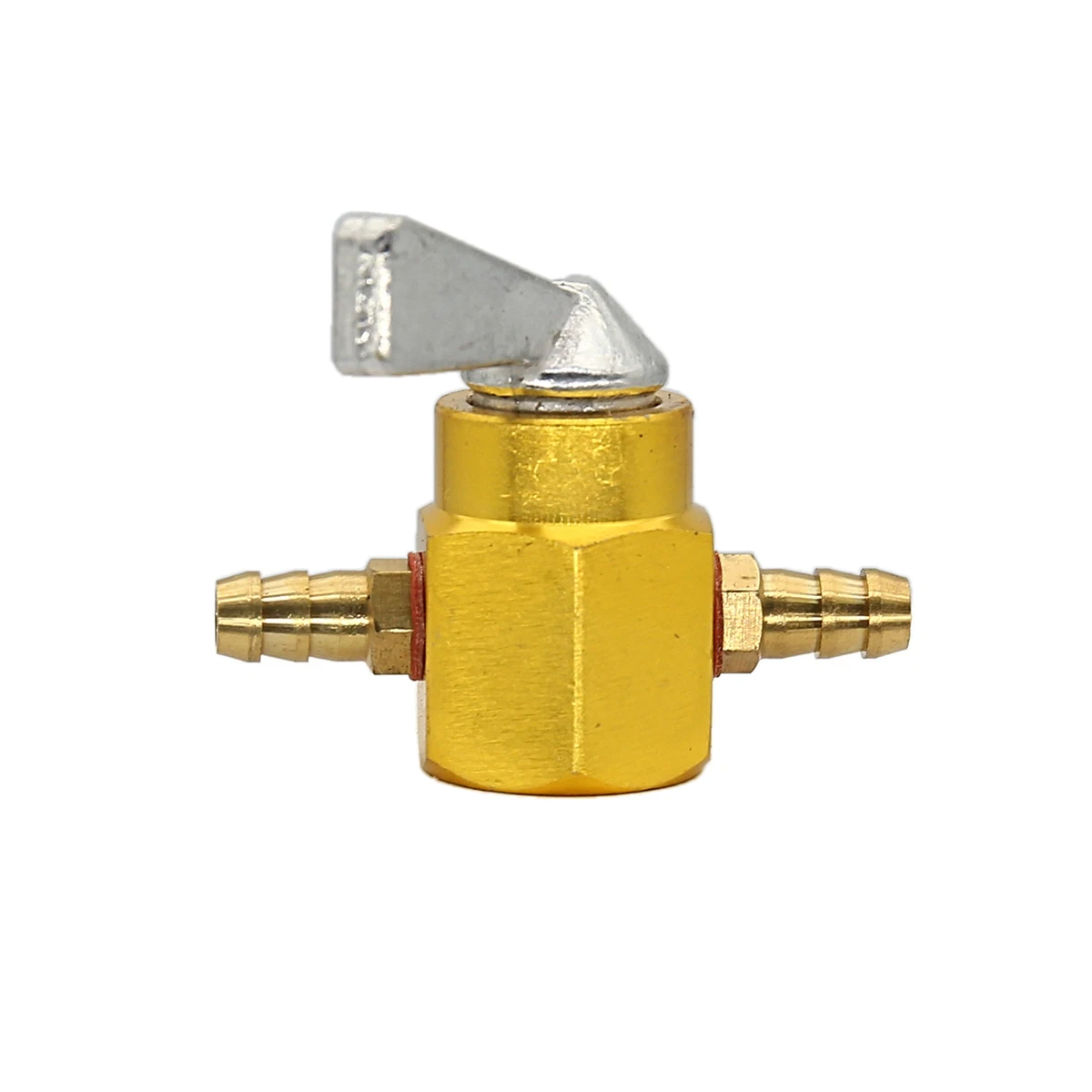 Универсальный 6 мм встроенный алюминиевый бензиновый/топливный кран для