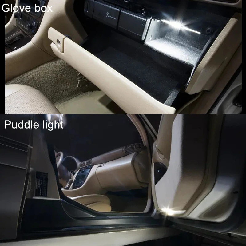 11x Canbus Car LED Light for Mercedes Benz S203 C-Class Wagon 2002-2005 C240 C320 Auto Interior Kit Dome Map Lights Bulb | Автомобили и