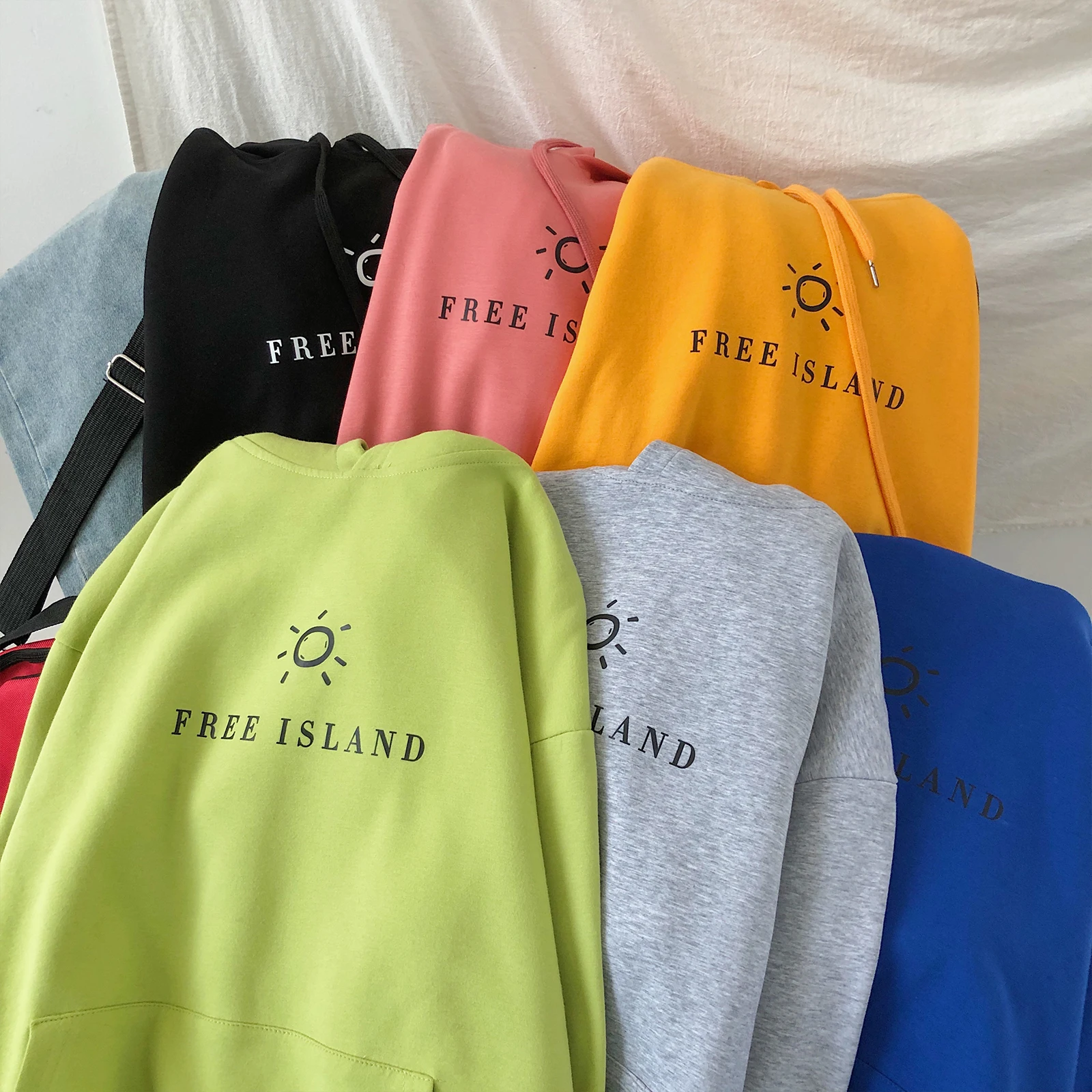 Разборчивого 2020 осень Дамский фуражку кофта со Размеры Толстовки с капюшоном