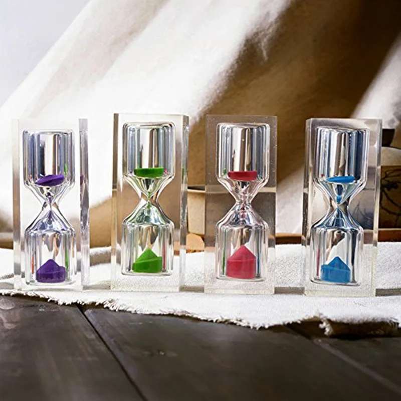 Часы 3 минуты песочные часы для чистки детей с таймером из смолы подарок