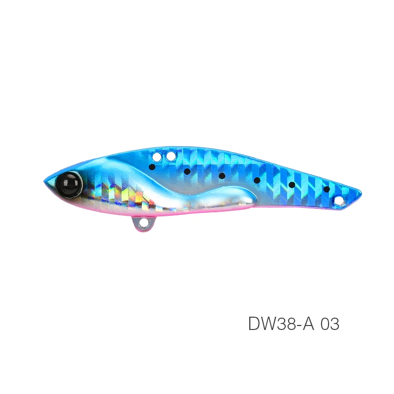 DW38-A-03 TSURINOYA для рыбалки заброса приманки, блесна металлическая DW38-A 70 мм 18 г на дальние расстояния бас наживка Тройной крюк искусственные приманки 13 Цветов - Цвет: DW38-A-03