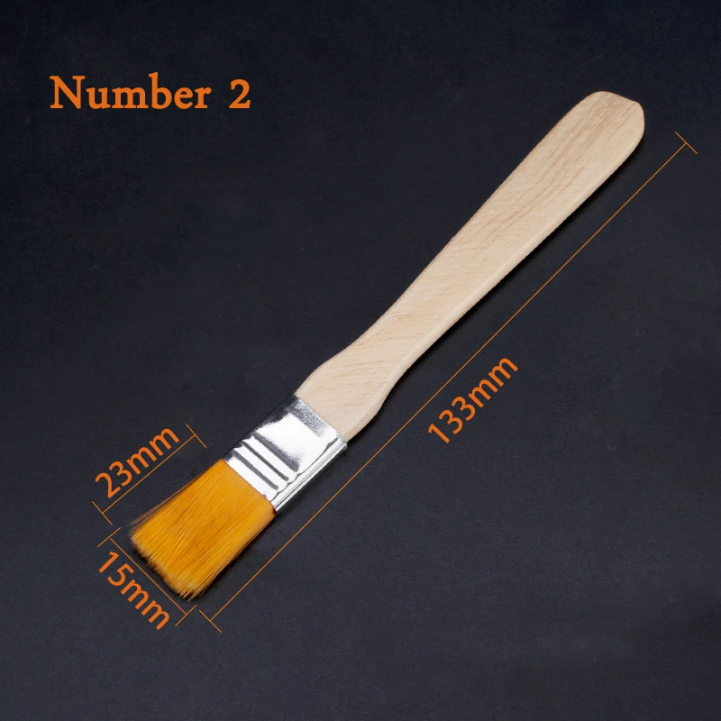 Мягкая щетка для чистки волос Маленькая нейлоновая кисть краски |