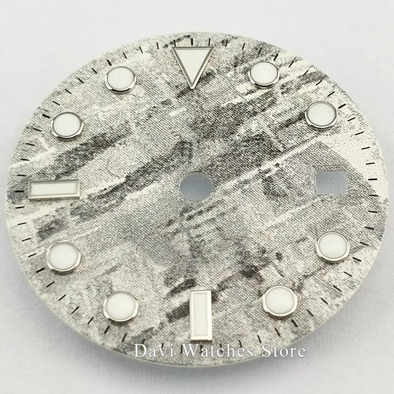 28 5 мм стерильные циферблаты для часов серые подходит ETA 2836 DG2813/3804 Miyota 8205 8215