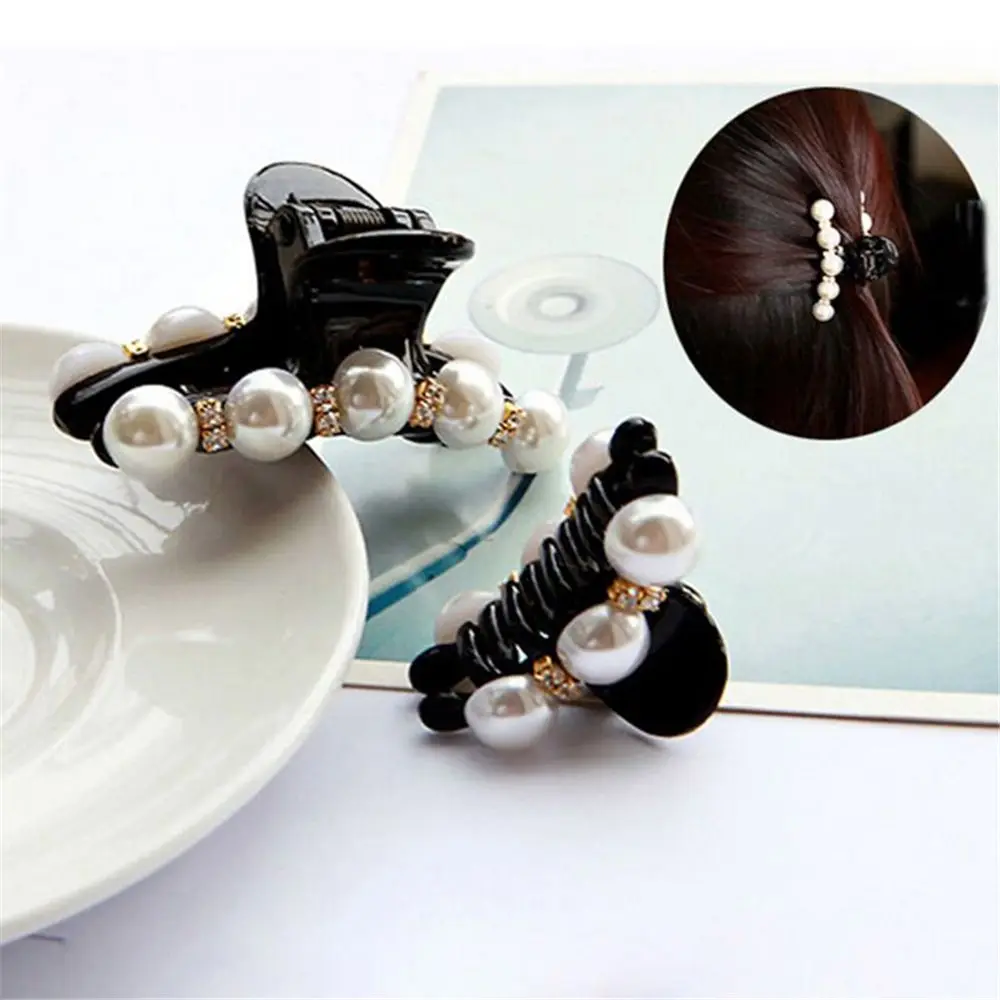 Женская элегантная заколка Стразы с цветами и кристаллами для волос зажим