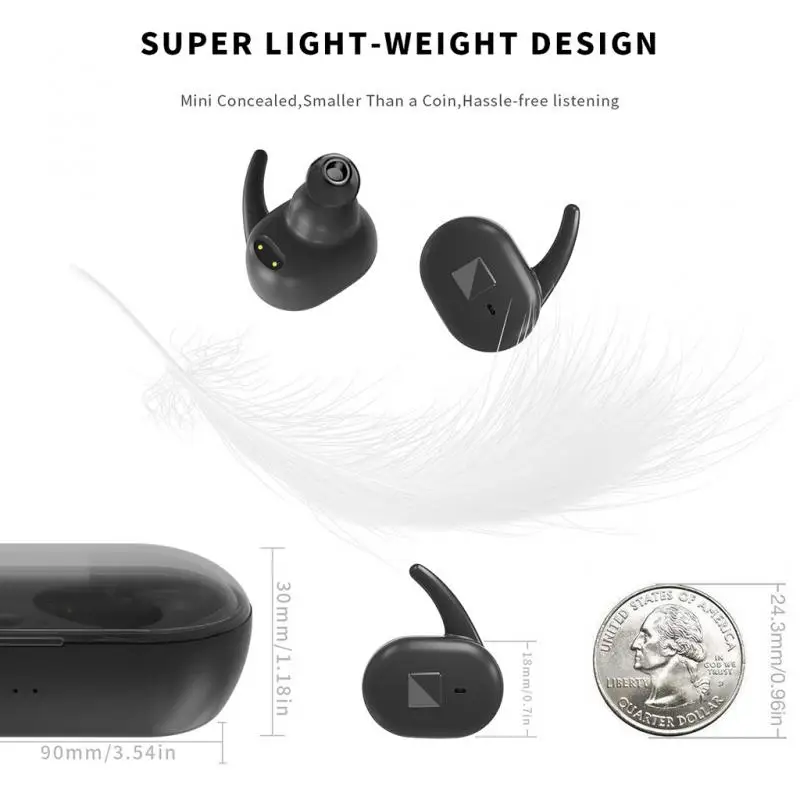 Фото Портативные беспроводные наушники TWS с поддержкой Bluetooth Hi-Fi стереонаушники Портативные беспроводные наушники TWS с поддержкой Bluetooth Hi-Fi стереонаушники