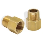 Переходник для шланга, латунный редуктор 18 дюйма, 14 дюйма, 38 дюйма, 12 дюйма, 2 шт. (модель: 3200)