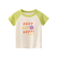 VIDMID Girls short sleeve T-shirt childrens clothing girls 1-5-year-old Korean printing multi-function T-shirt 4216 15