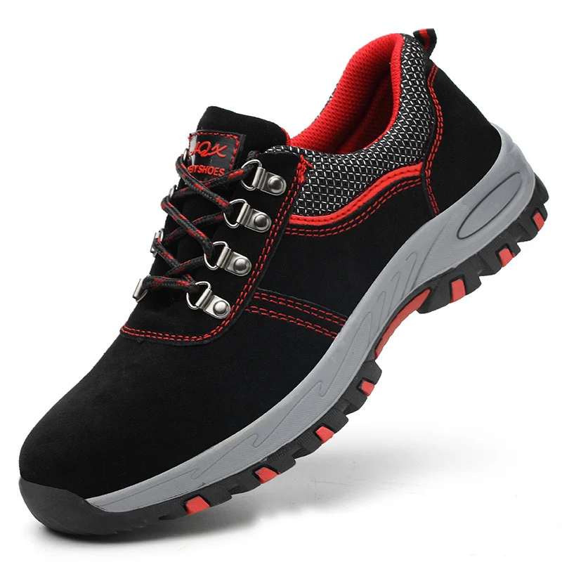 

Winter Men's Boots Steel Toe Safety Shoes Work Boots Puncture-Proof Boots For Men Anti-Smashing Men Shoes Outdoor Male Sneakers