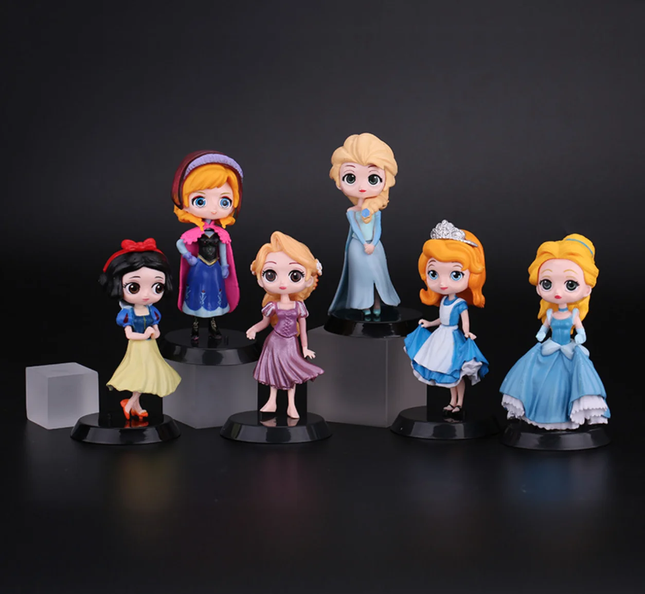 

Brand New Disney Frozen Princess Anna Elsa Action Figures PVC Model Dolls Collection Birthday Gift Kids Toys Christmas Cake Deco