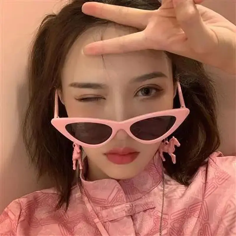 Women Cat Eye Sunglasses Small Size Brand Designer Fashion Retro Ladies Sun Glasses Female Black Purple Red UV400 | Автомобили и