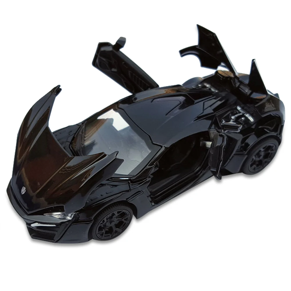 1:32 Lykan Hypersport литые модели автомобилей из сплава звук и свет оттягивающая машина