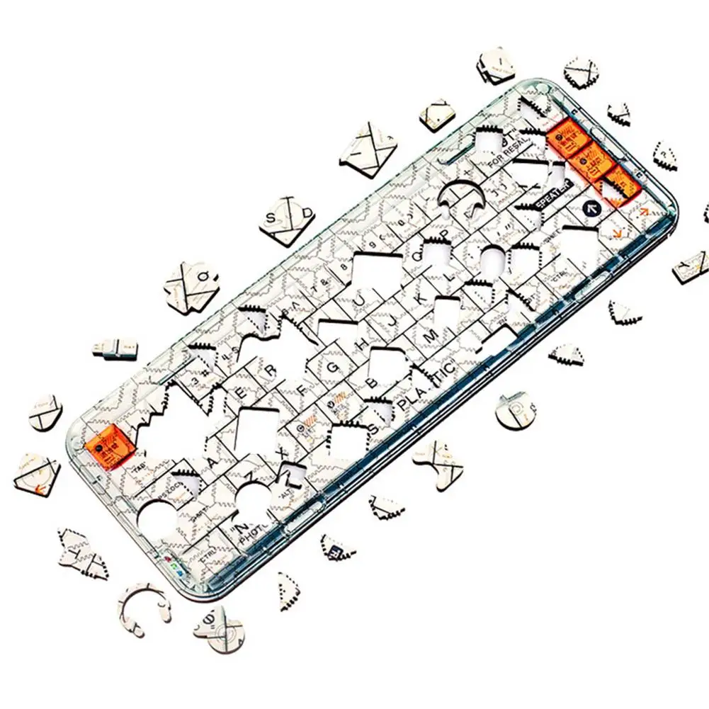 

Adults Puzzles Wooden Board Game Puzzle Brain Exercise Toy Intelligence Keyboard Puzzle Wooden Blocks Game STEM Montessori Ed