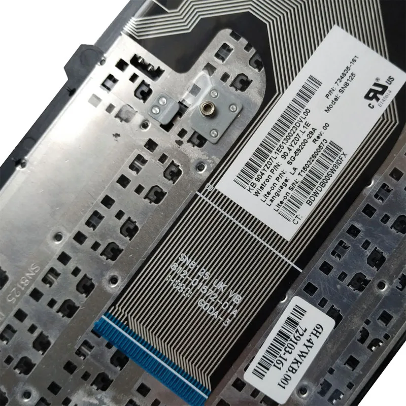 Новая Латиноамериканская Клавиатура для ноутбука HP ProBook 640 440 445 G1 LA черная