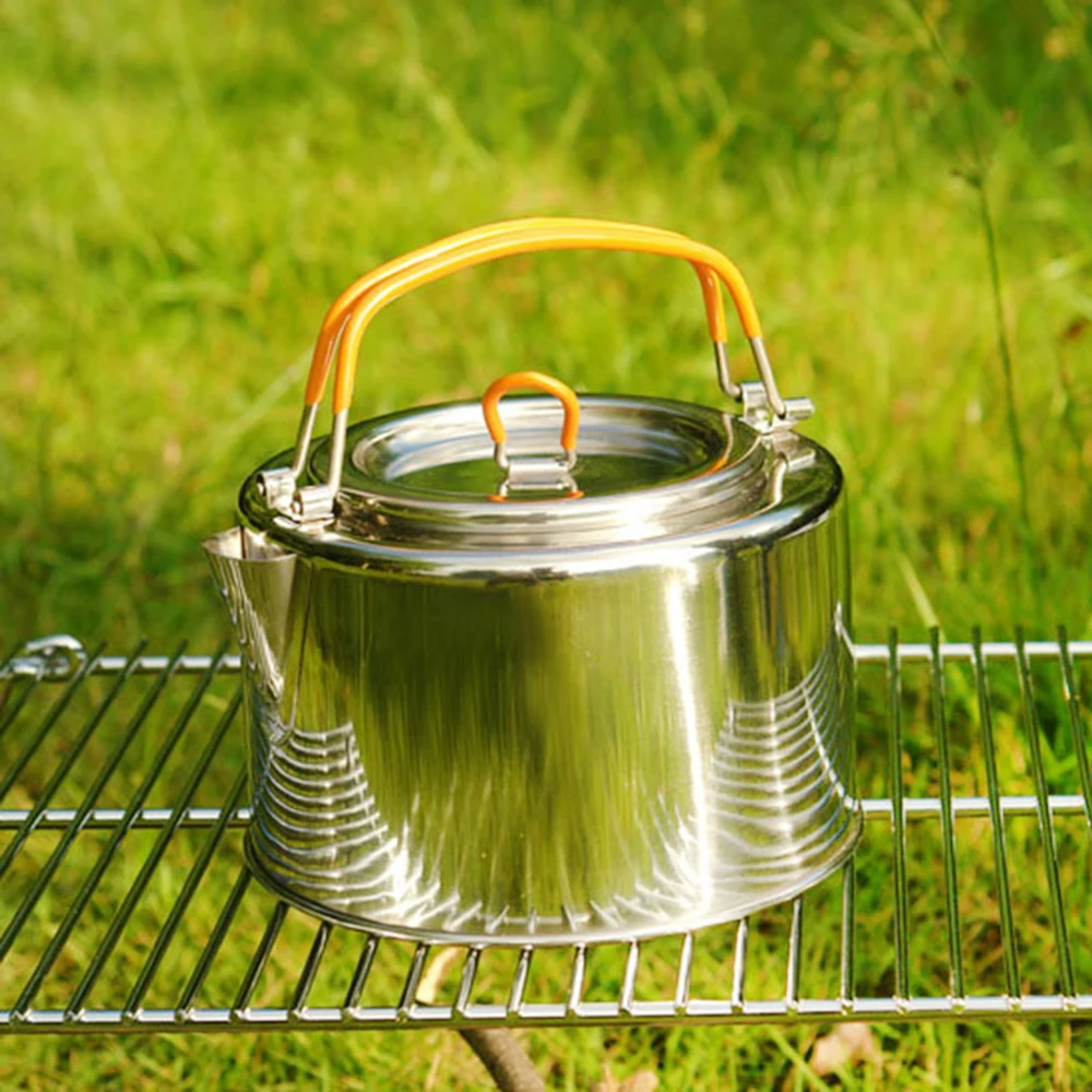 Чайник для кемпинга из нержавеющей стали 1 л | Спорт и развлечения