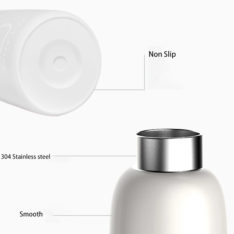 10 унций термос с вакуумной изоляцией из нержавеющей стали чашка милой крышкой