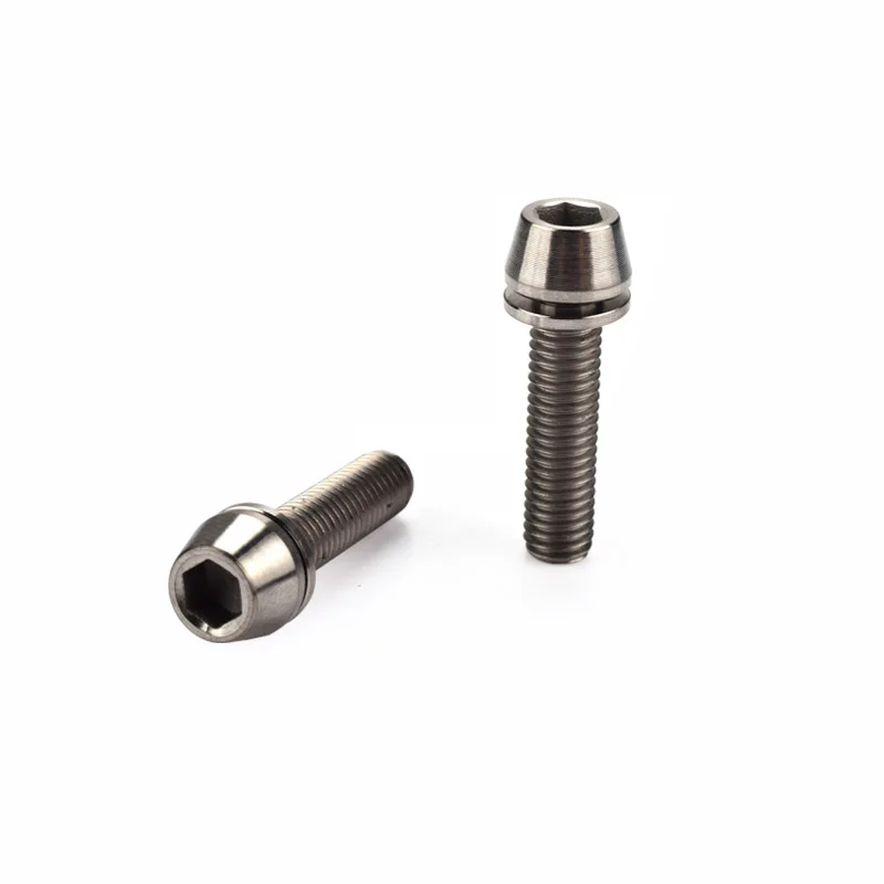 FMFXTR 2 шт. Титан M5 20 мм шестигранный Набор торцевых головок Самонарезающий винт