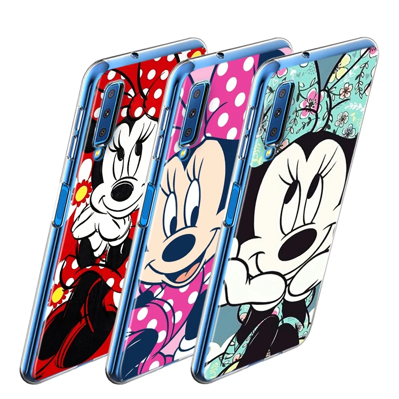 

Disney Minnie Mouse Cute For Samsung A8 A9 Star A7 A9 A6 Plus 2018 A3 A5 2017 2016 A750 A6S A8S Transparent Phone Case