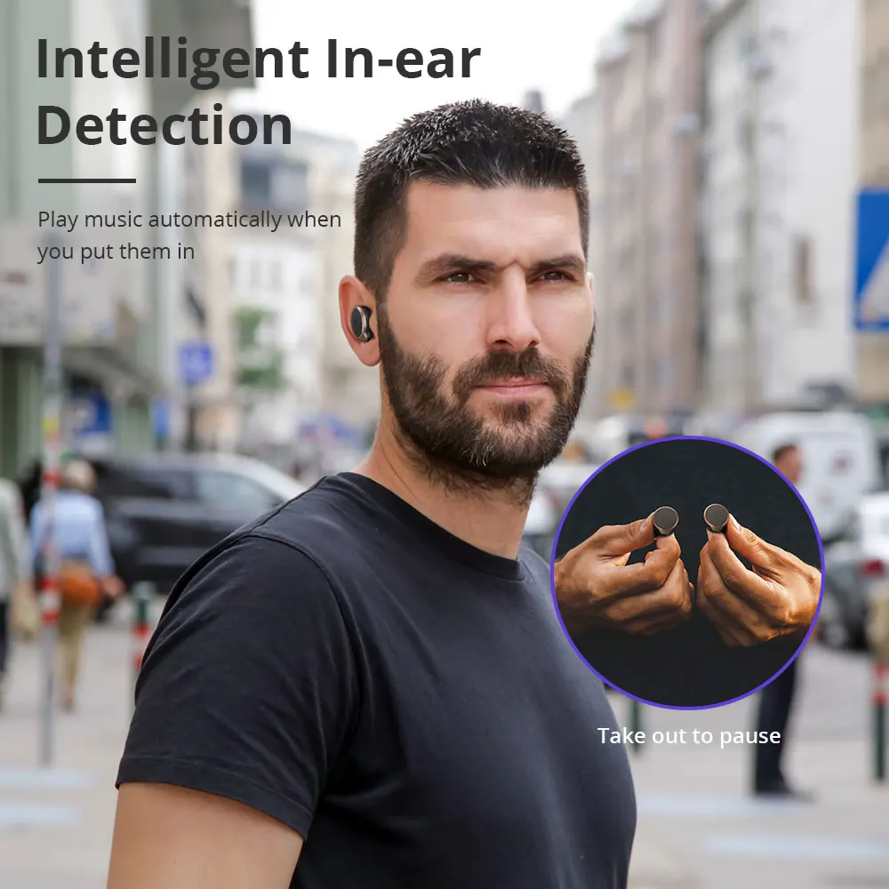 Tronsmart Apollo Bold TWS наушники ANC (активное шумоподавление) Bluetooth Беспроводные с QualcommChip
