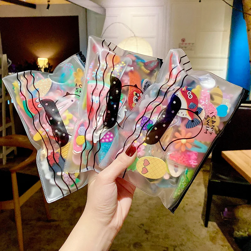 5 шт./компл. заколки для волос девочек милые Мультяшные украшения Детские