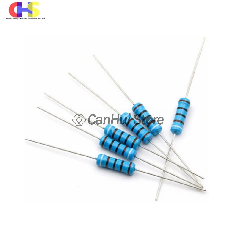 Металлический пленочный резистор 3 Вт 1% 1R ~ 1M 1.5R 4.7R 10R 22R 33R 47R 1K 1 8 K 10K 100K 15 20 27 30 36 39 56 62