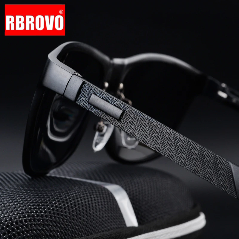2021 поляризованные солнцезащитные очки RBROVO из алюминиево-магниевого сплава